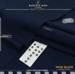 Men's Blue Cotton Unstitched Suit - Summer Eid Festive Wear Pakistan - Image 2