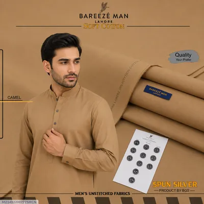 Men's Unstitched Cotton Suit – Multicolor Summer Wear Fabric