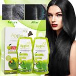 Apple Extract Hair Dye 500ml Black - Sulfate Free Lead Free Ammonia Free Pakistan - Image 3