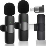 k11 Type-C Wireless Microphone K8 Collar Mic for Type C - Noise Cancellation Reduction Wireless Mic for Phone for Mobile Phone Camera, - Image 5