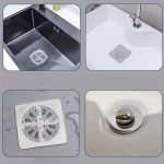 (pack of 10 )Multifunctional Sticker Drainer Net for bathroom, kitchen etc | Window Screen Repair Patches for Door Window - Image 4
