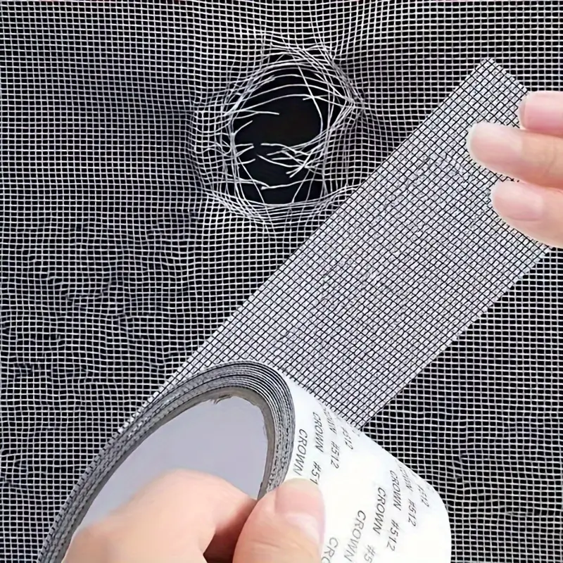 1710574115284-7da75d8a38c5497198f3d93b4686e6ba-goods.webp Mesh Roll Tape Window Screen Repair Patch | Keep Mosquitoes Out with Our Anti-Insect, Self-Adhesive Mesh Patch Tape - 2 meter - Image 1