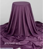 Men's Unstitched Boski Plain Suit – Royal Purple, Premium Italian Fabric All Season - Image 3