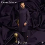 Men's Unstitched Boski Plain Suit – Purple, Premium Italian Fabric All Season