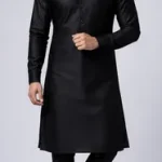 Product Name (Title): Men's Unstitched Boski Suit Black – Premium All Season Fabric