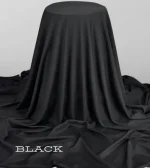 Product Name (Title): Men's Unstitched Boski Suit Black – Premium All Season Fabric - Image 3