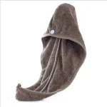 Turby Towel Bath Towels - Dry Hair Cap Super Absorbent Quick-drying Shower towel (Random color) 65 CM length - Image 3