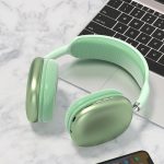 p9 pro max Wireless Bluetooth Headphones - Random colors ~ With Box & With Cable - Image 3