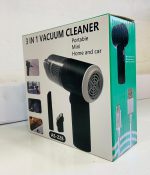 3 in 1 AS- 228 Mini USB Rechargeable Vacuum Cleaner, Vacuum For Car â€“ Vacuum For Home â€“ Duster - Image 3
