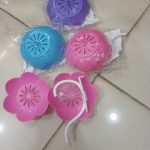 Wall Mounted Double Layer Lotus Flower Shaped Soap Holder (random color)
