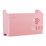 Router Storage Box Wall-mounted Plastic Cable Power Bracket Box Home Decoration Wireless Router Wifi Decoration, Set-top Box Rack( random color ) - Image 3