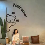 3d wall art with cute teddy bear shaped for home & office decorations Wooden wall Art - Image 3