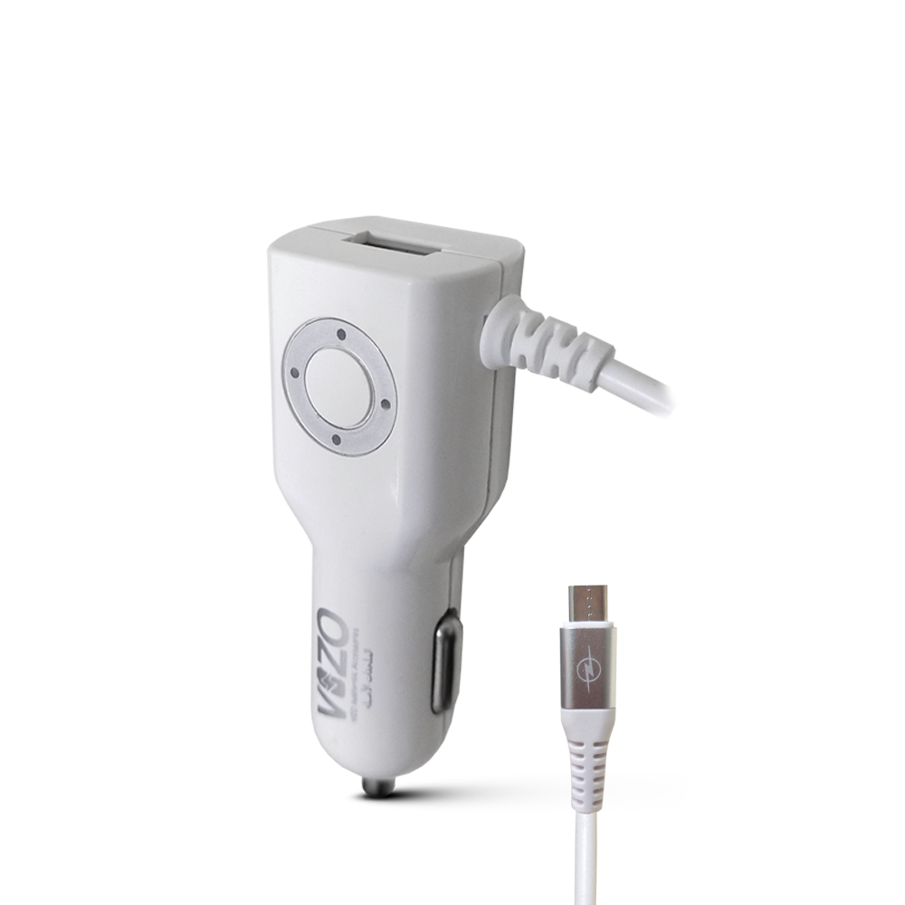2-10-2.jpg Diamond Car Charger with Built-in Micro Cable & LED Light | Car Charger - Micro Cable Charger - Image 1