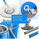 360 Rotating Cleaning Mop Interchangeable Mop Floor Compact Twisted Mop Accessories Household Mop Tool (Big Size)random color - Image 2