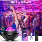 Colorful Starry Sky Galaxy Projector Nightlight Child Bluetooth USB Music Player Star Night Light Romantic Projection Lamp Gifts(with remote ) - Image 3