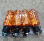 4 pcs Fancy Indicator For Bike Mini Size Flexible Unbreakable Yellow Color