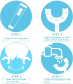 Big Size Baby Toothbrush Toddlers Teeth Cleaning Brush Kids U Shaped Toothbrush - Image 2
