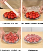 Food Cover Shopper Bags 100 pcs - Image 3