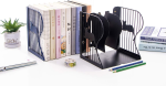 1 Pc Desktop Adjustable Bookends-Retractable Book Stand-Nonslip-for Decorative Bookends ( Random Color) - Image 2