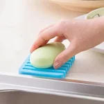 Silicone soap dish Drainer Tray (Green) - Image 2