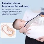 1PC Baby Carrier, Ergonomic Baby Strap one Shoulder Labor-Saving Polyester Baby Half Wrapped Sling (Random Color) - Image 4