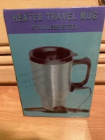 12 Volts 450 ml Heated Travel Mug Coffee /Tea/Soup Cup Car Charging Electric Kettle - Image 2