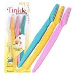 Tinker Eyebrow and Face Razor Set â€“ Pack of 3 Plastic Razors for Precise and Gentle Hair Removal(Random Color) - Image 3