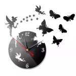 3d wall clock with light Wooden Clock With Light And Premium Design - Image 2