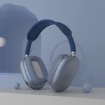 p9 pro max Wireless Bluetooth Headphones - Random colors ~ With Box & With Cable - Image 4