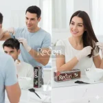 Recon Hair Color Cream 25g Black Brown - Long Lasting Herbal Hair Dye Pakistan - Image 3
