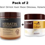 Premium Hair Mask Duo for Dry Frizzy Hair – Keratin & Collagen Repair Pack – Reex.pk