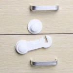 New 1pc Cabinet Door Drawers Refrigerator Locks Protection from Children Baby Safety Plastic Security Lock(random color) - Image 3