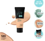 Maybelline New York Fit Me Matte & Poreless Liquid Foundation 18ml Tube - 120 Classic Ivory - For Normal to Oily Skin - Image 4