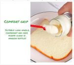 3 pcs Mini Silicone Telescopic Spatula and Scooping Spoon, Mini Makeup Spatula , Heat-resistant Silicone Spatula Sets for Cooking, Cosmetics - Image 3