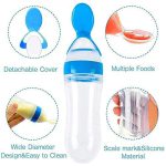 Baby Spoon Feeder Silicone Bottle Feeding (Random Color) - Image 2