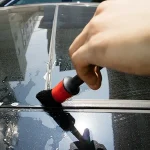 5 pcs Car Detailing Brushes Set of Different Sizes with Hanging Holder Option - Image 2