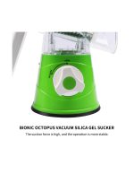 TableTop Drum Grater | Manual Vegetable Cutter Slicer & Grater | Multi-Functional Kitchen Gadget - High Quality (Random Color) - Image 5