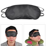 1 PC SLEEP MASK NATURAL SLEEPING EYE MASK EYESHADE COVER SHADE EYE PATCH WOMEN MEN SOFT PORTABLE TRAVEL EYEPATCH(random color) - Image 2