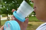 Pack of 2  Magic Glass for Kids, Folding Collapsible Magic Cup, Foldable Mug Glass for Travel, Outdoors, Hiking (Random Color) - Image 4