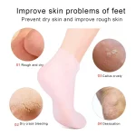 Silicone Jelly Socks Gel Moisturizing Socks Foot Care Protector women's and men's feet. - Image 2