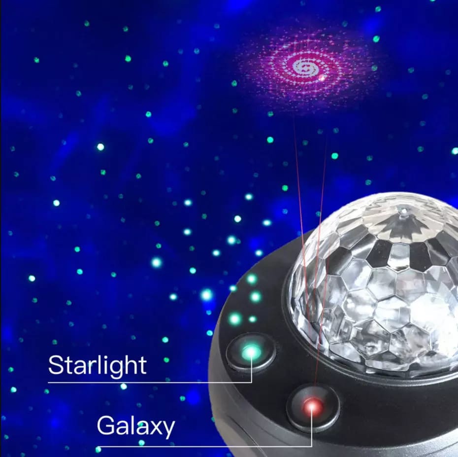 31740bf5-31ea-4a14-b65d-e3ea915da4fa.jpg Colorful Starry Sky Galaxy Projector Nightlight Child Bluetooth USB Music Player Star Night Light Romantic Projection Lamp Gifts(with remote ) - Image 1