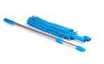 Micro Fiber Fan Duster Flexible Duster With Telescopic Stainless Steel Handle for Fan Cleaning Specially (random color) - Image 2
