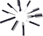 (10 Pcs) Multipurpose Salon Hair Styling Hairdressing hairdresser Barber Combs Professional Comb Kit - Image 3