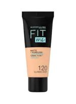 Maybelline New York Fit Me Matte & Poreless Liquid Foundation 18ml Tube - 120 Classic Ivory - For Normal to Oily Skin - Image 5