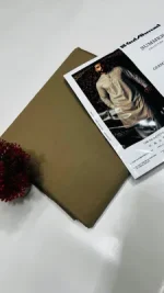 Men's Green Cotton Plain Suit – Unstitched Summer Wear Pakistan - Image 2