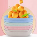 10Pcs Multi-function Eco-Friendly Colored Plastic Bone Dish Household 6 Inch Small Plate Small Dish Snack Cake Plate Table Garbage Plate Kitchen Accessories (Random Colours)