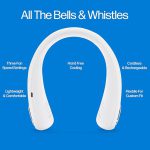 Wearable 3-Speed Neck Cooler, Small Fan for Outdoor & Indoor Use, USB-Rechargeable Fan(random color ) - Image 2