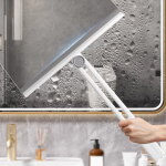 360° Rotating Foldable Squeegee – Silicone Window & Surface Cleaner Tool - Image 5