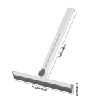 360° Rotating Foldable Squeegee – Silicone Window & Surface Cleaner Tool - Image 4