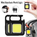 Multifunction 500 Lumens Mini Pocket COB LED Portable Keychain Light (metal body ) - Image 2